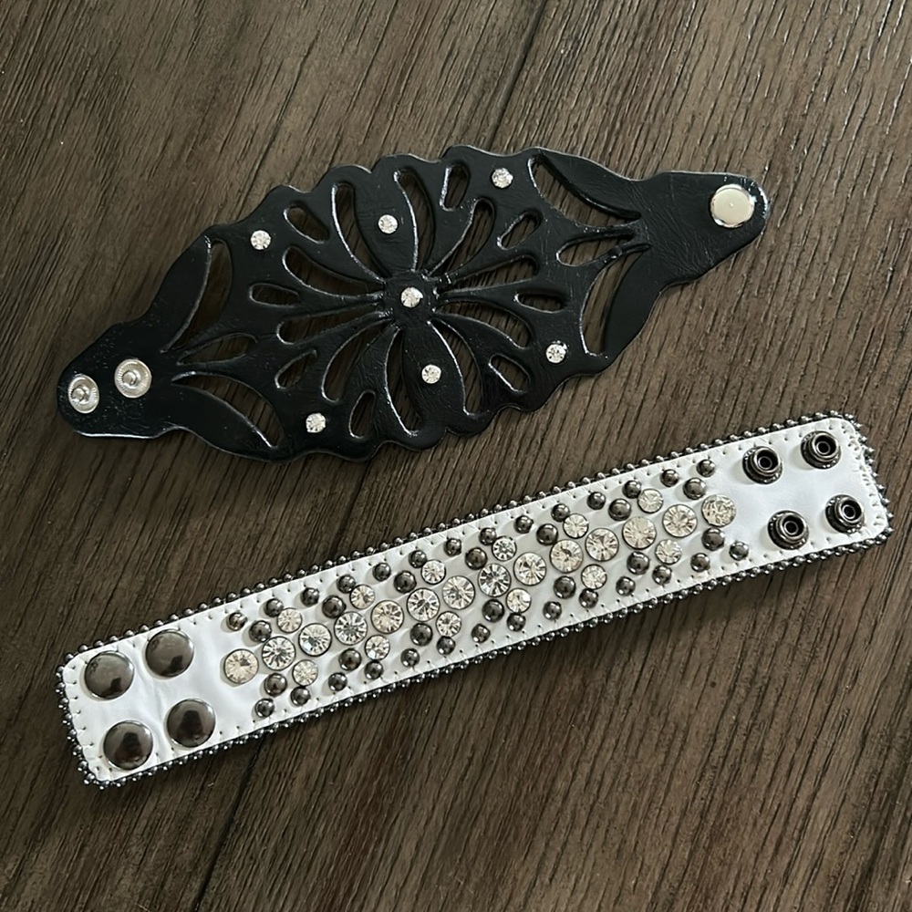 2 Snap Closure Bracelets